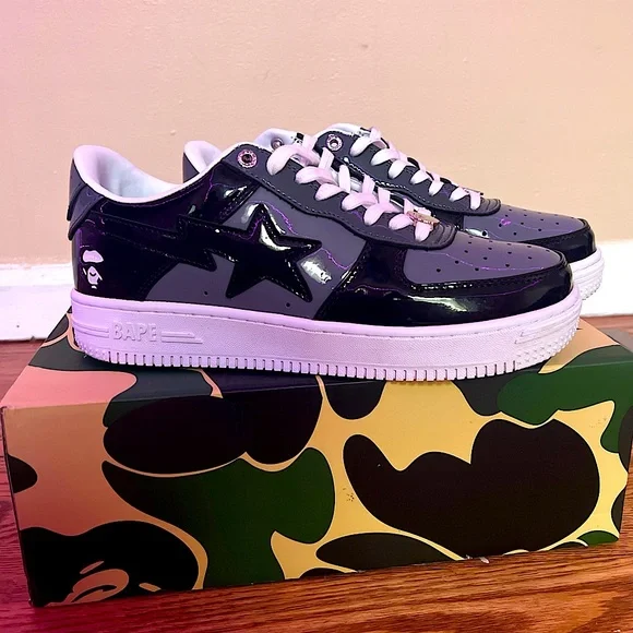 Bape Shoes Bapesta Shoes 95 Black On Black Poshmark